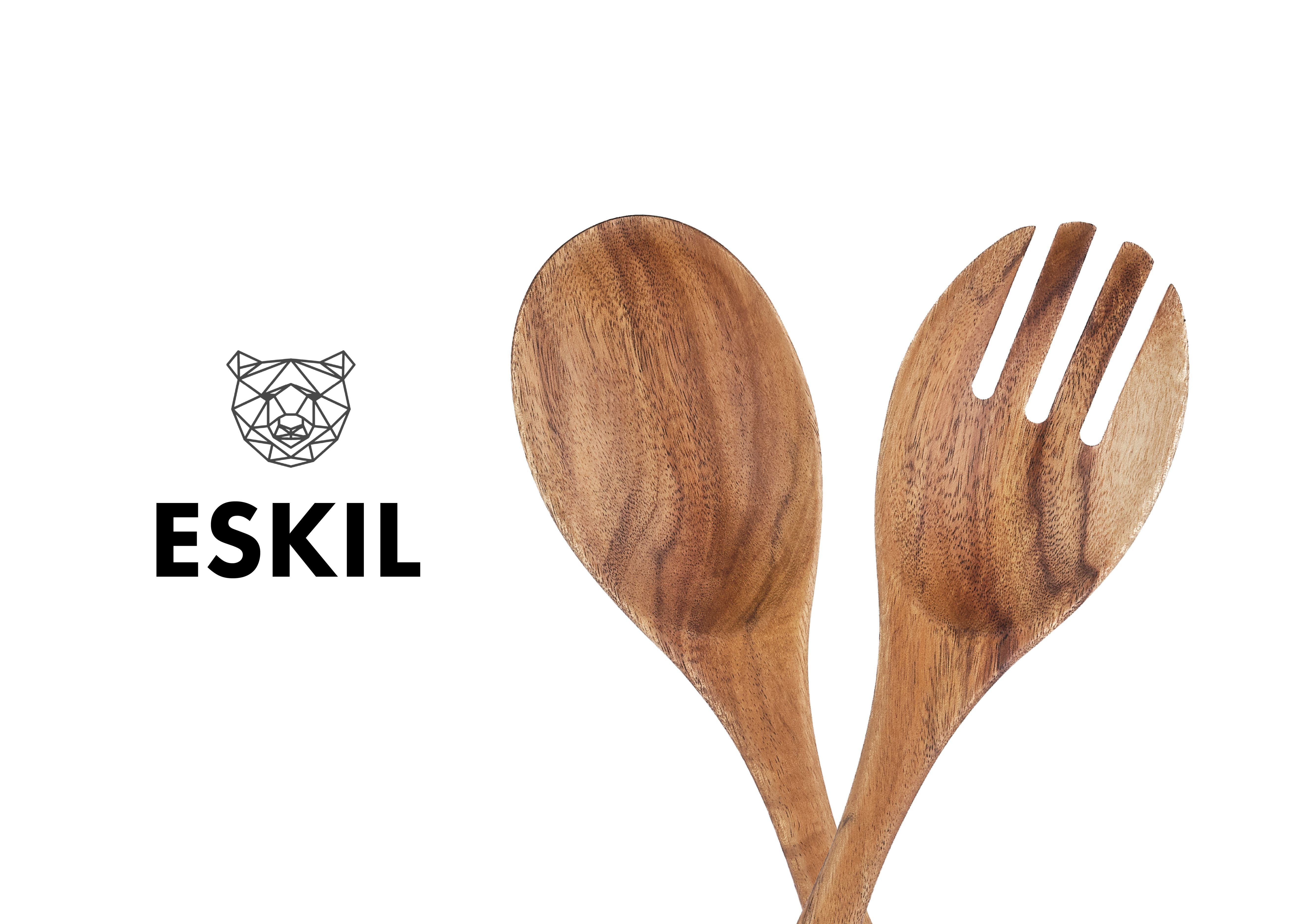 Couverts à salade en bois d