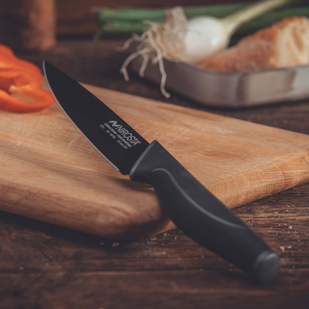 Couteau universel  Black Edition Nirosta - Mathon - 4