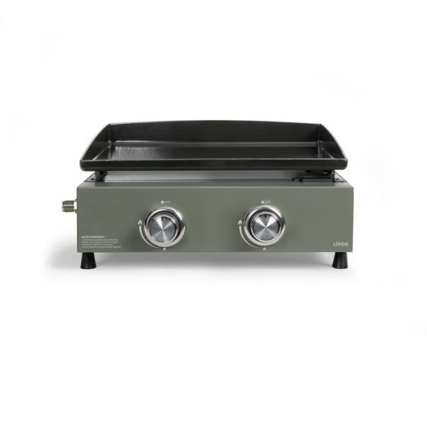 Livoo Plancha Gaz 5000w Plaque Acier émaillé 45.5x35.5cm - Doc323 Livoo - Mathon - 1