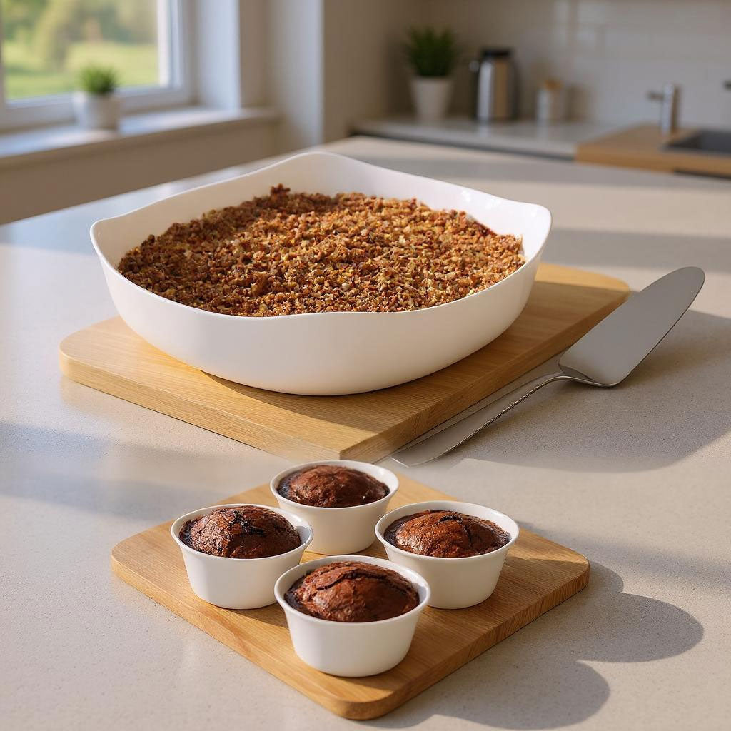 Set Pâtisserie - 1 plat à cuisson  + 4 ramequins + 1 pelle à tarte - Luminarc Luminarc - Mathon - 2