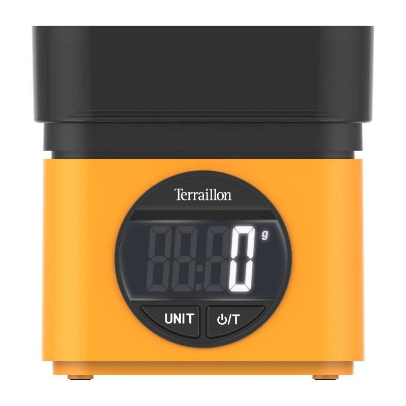 Balance De Cuisine électronique -   - Ba 22 Mythic 70s Jaune - Capacité 5kg - Bol Intégré 0.7l Terraillon - Mathon