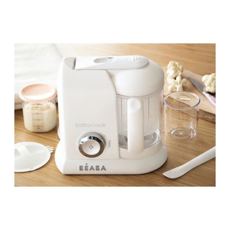Beaba, Babycook Solo, Robot Bebe 4 En 1, Cuiseur, Mixeur - Blanc Beaba - Mathon - 2