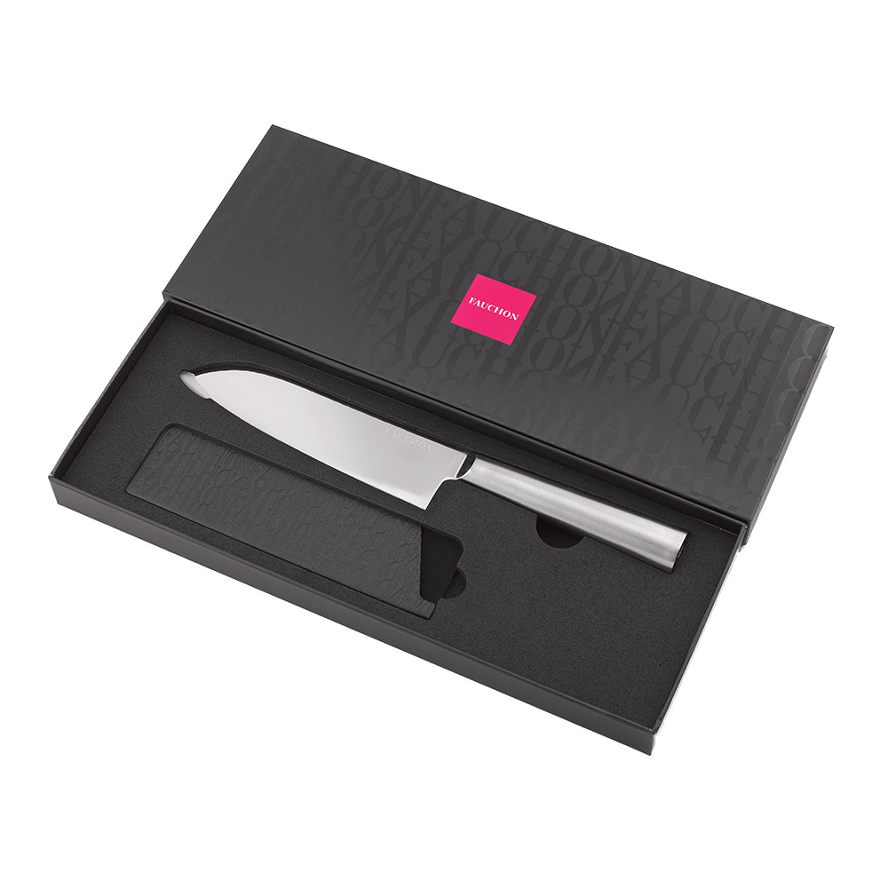 Couteau santoku 29,5cm MIROIR Fauchon Art de la Table - Mathon - 4