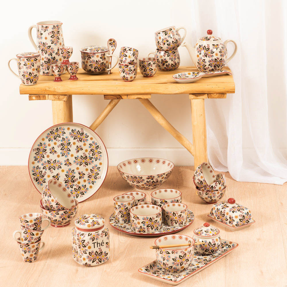 Coffret de 4 gobelets Siena 7 cm Table passion - Mathon - 3