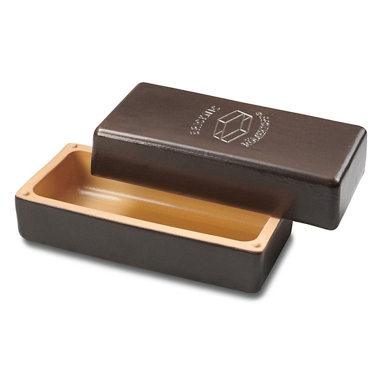 Bricknic Plat à barbecue et four en forme de brique en terre cuite couleur noire Römertopf - Mathon - 1