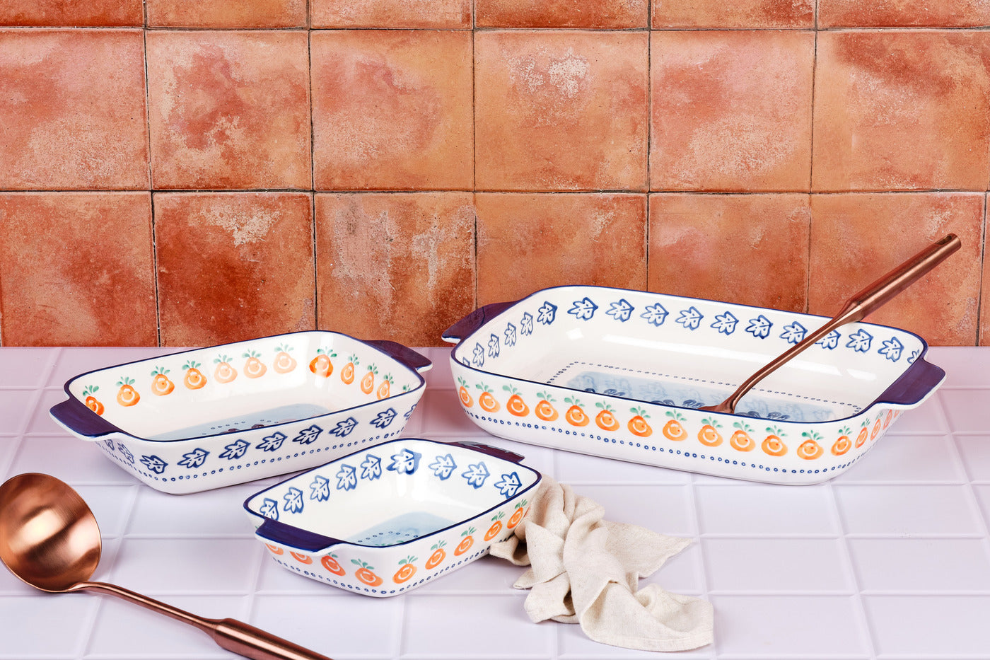 Plat à four NAPOLI - 3 pièces - Agrume Björn - Mathon - 2