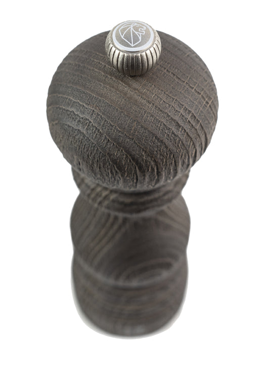 Paris Nature Dark Moulin à sel manuel en bois et son sel des Alpes, couleur dark, 12 cm - 4,75" Peugeot - Mathon - 6