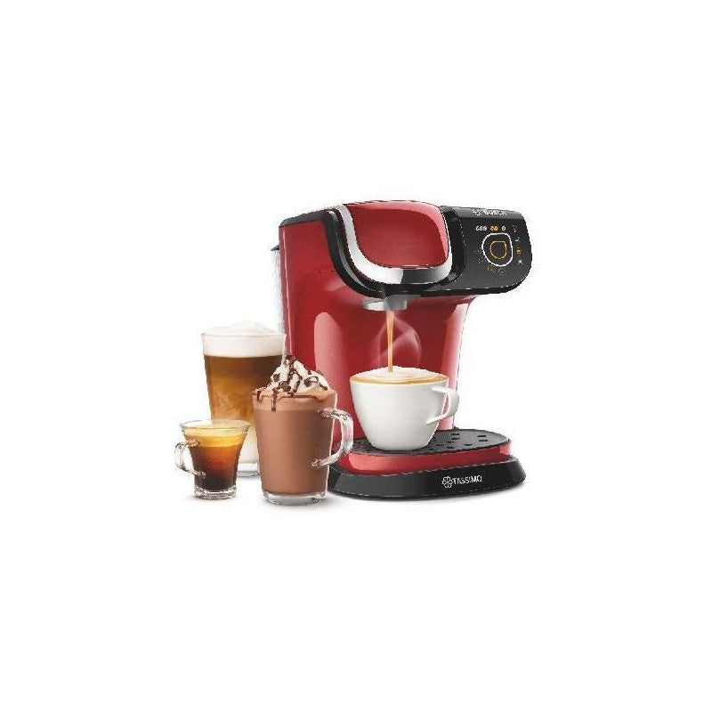 - Tas6503 - Machine A Cafe Tassimo Multi-boissons - Reservoir Deau 1,3l - Arret Automatique - Rouge Bosch - Mathon - 4