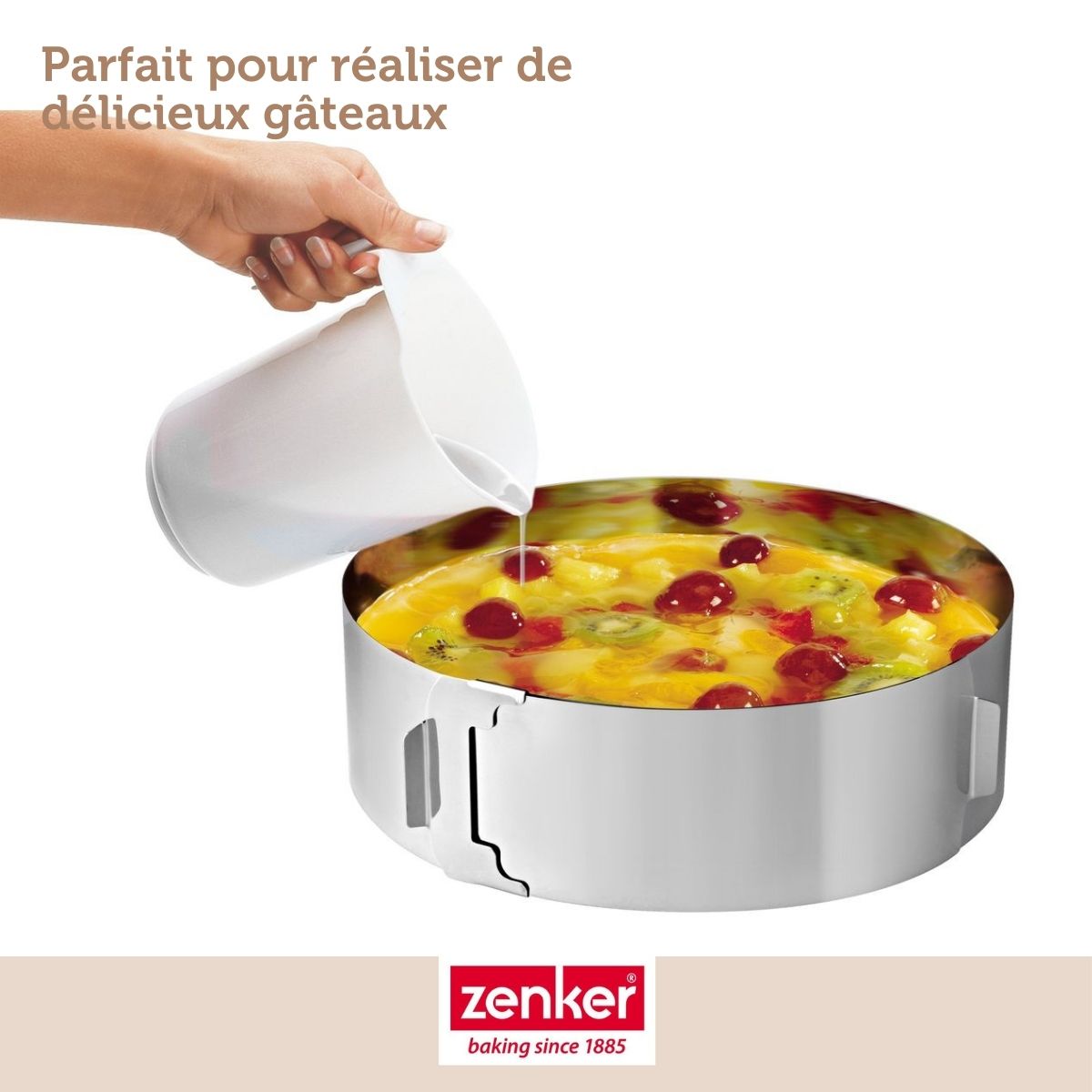 Cercle à pâtisserie réglable Zenker Smart Pastry Zenker - Mathon - 5