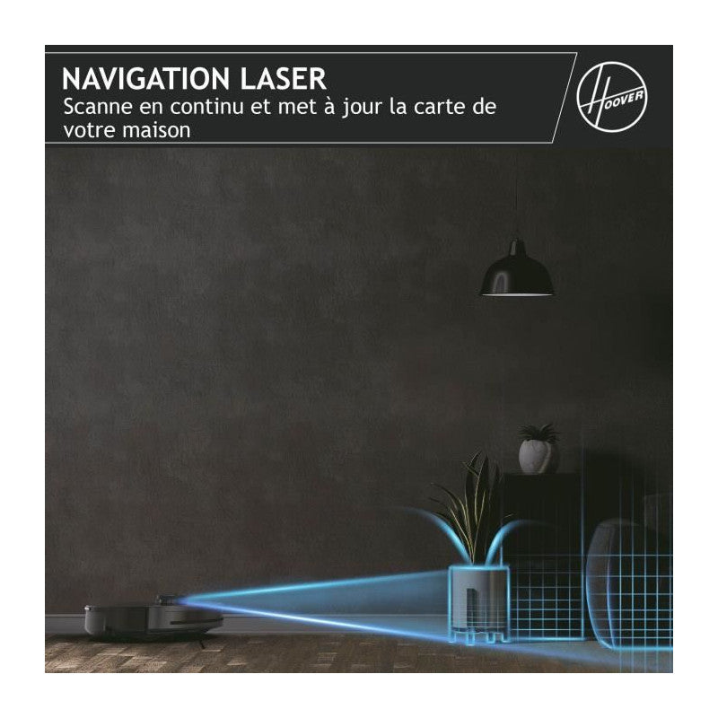 Robot Aspirateur Dry -   - Hg410d - 4000 Pa - Autonomie : 120 Min - 65 Dba Hoover - Mathon - 5