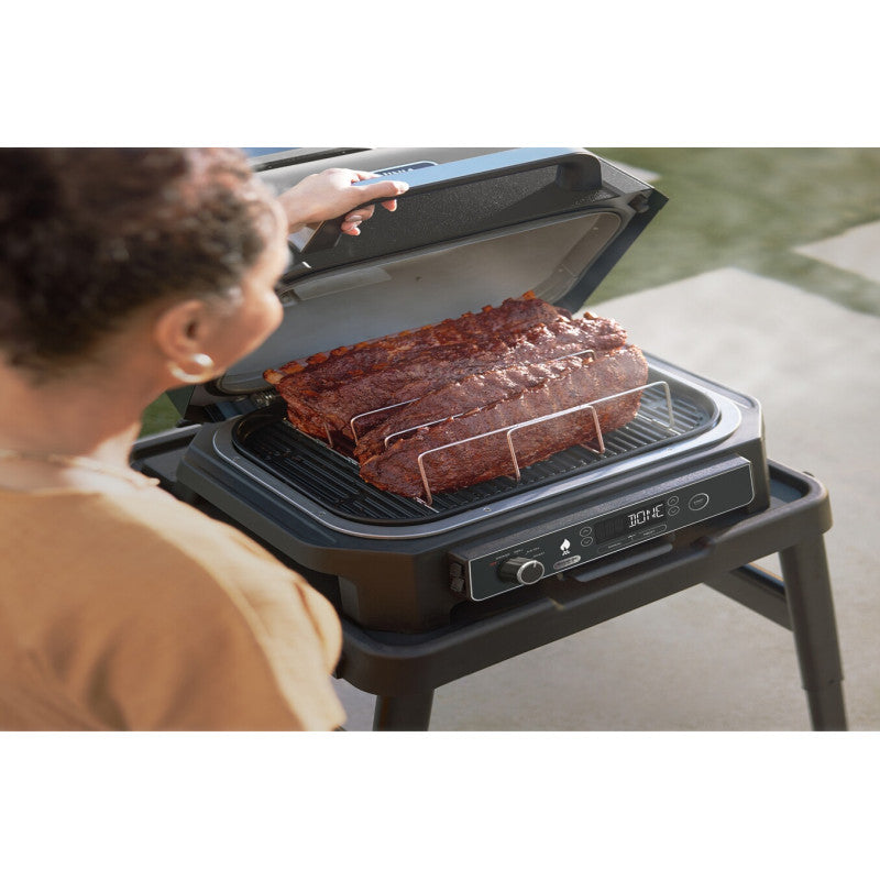 Support de rôtissage Ninja Woodfire XL XSKOGXLRBRKEU Argent Ninja - Mathon - 2