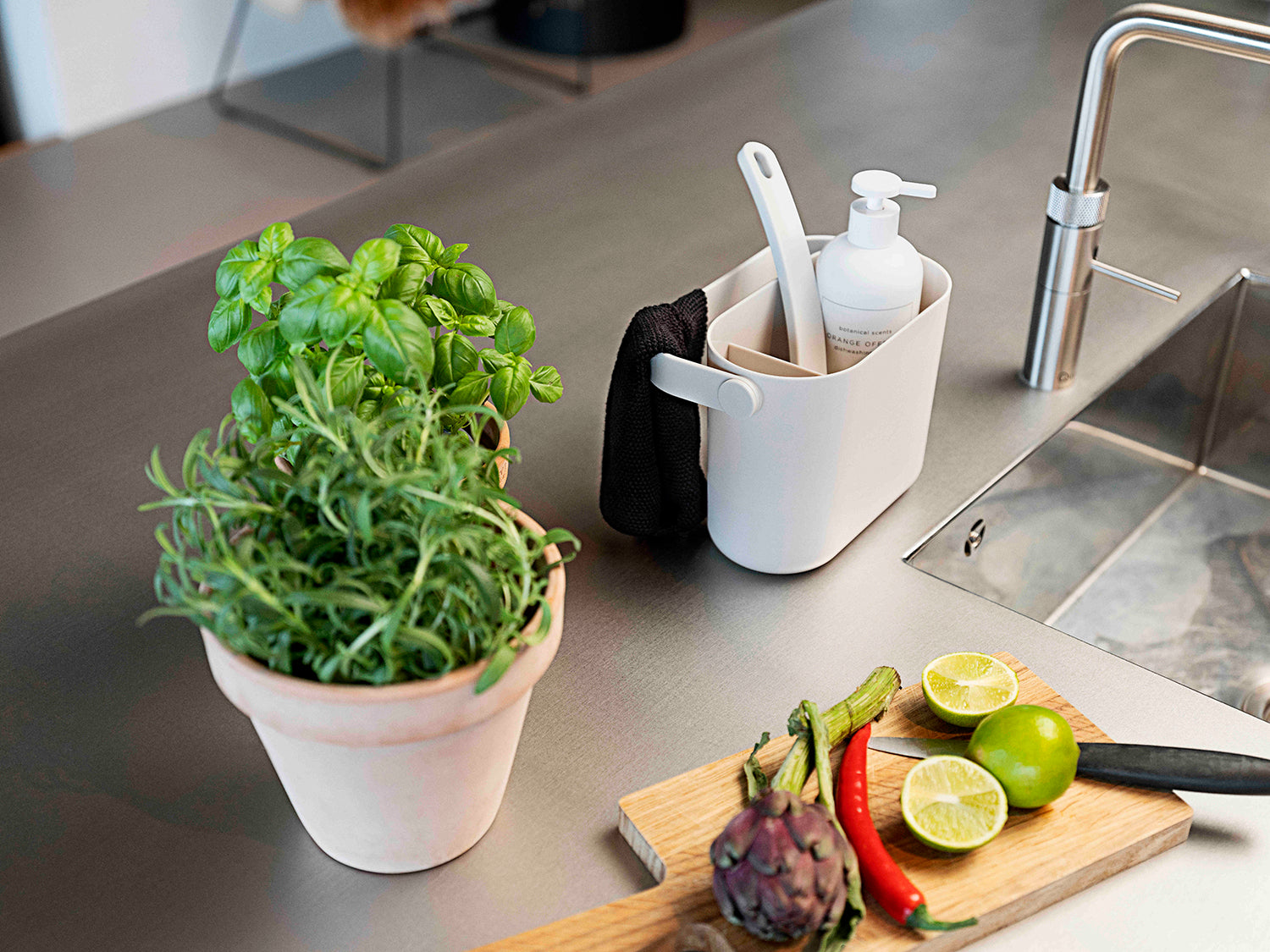 Set de vaisselle CIRCULAR en abs et polypropylène Gris chaud Zone Denmark - Mathon - 6