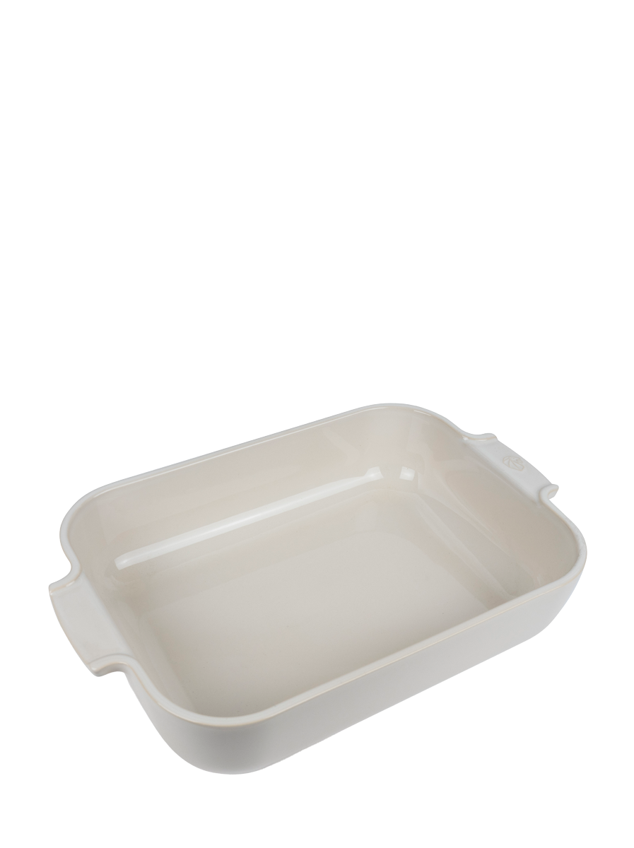 Appolia Plat four céramique rectangle écru 36 cm - 14.25in Peugeot - Mathon - 1