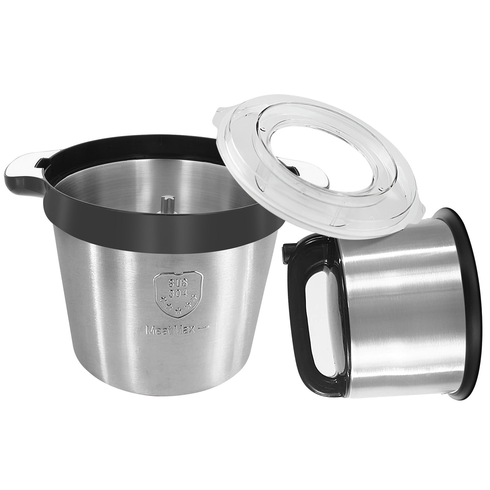 Hachoir Électrique Inox Bol 8L Sokany - Mathon - 4