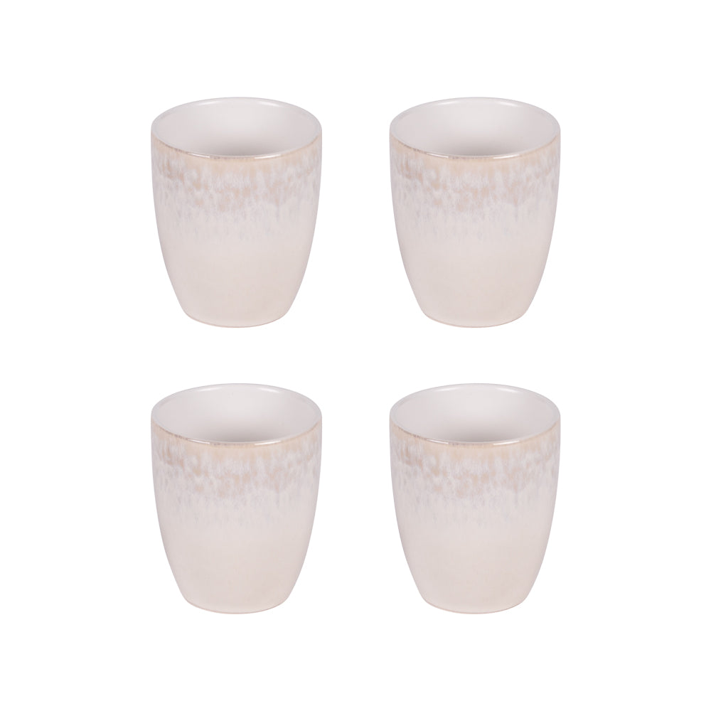Coffret de 4 gobelets beige Bardenas Table passion - Mathon - 1
