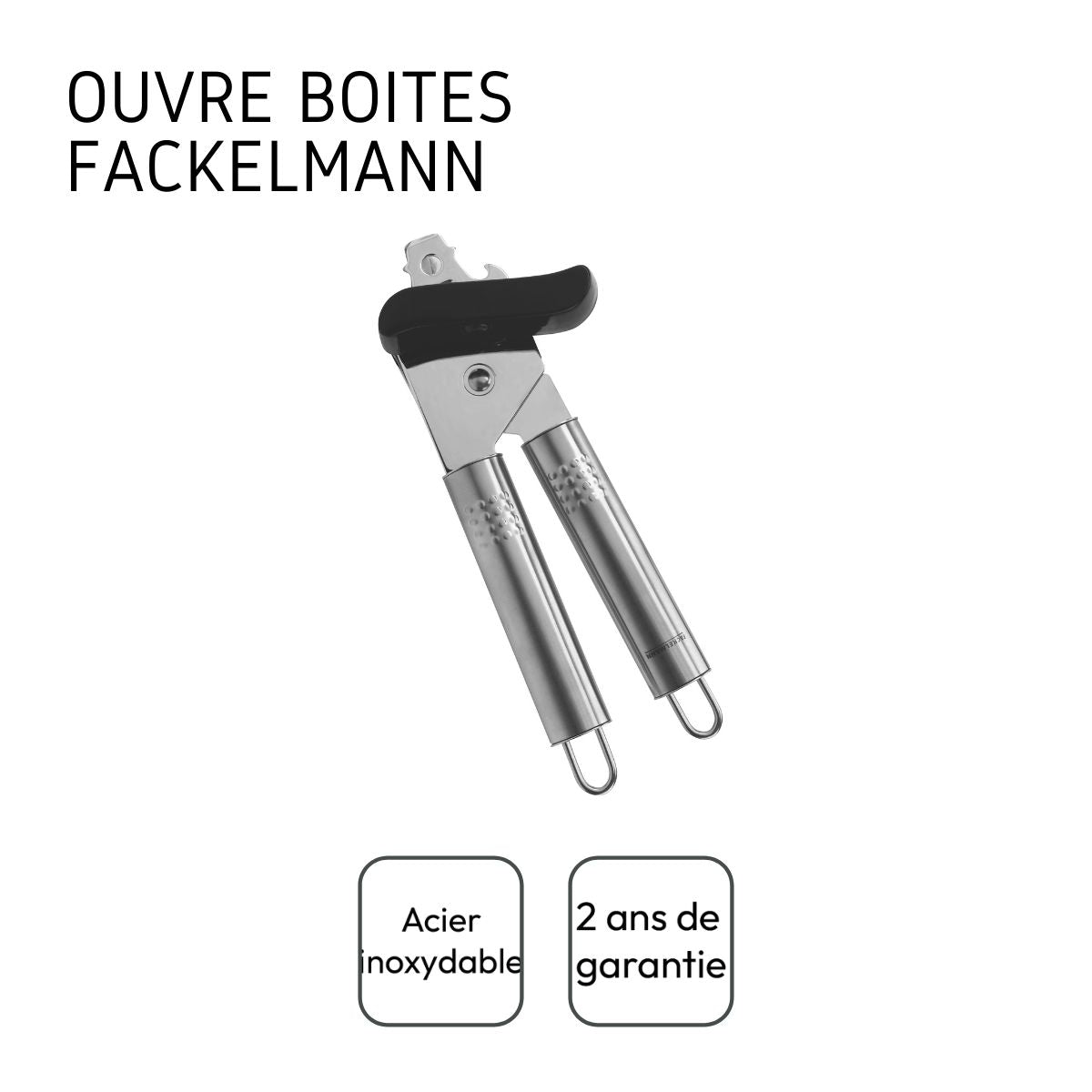 Ouvre boîte manuel inox  Ovale Fackelmann - Mathon - 4