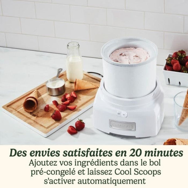 Machine A Glace - Sorbetiere   Cuisinart - Ice21e - 35 W - 1,4 L - Bla Cuisinart - Mathon - 4