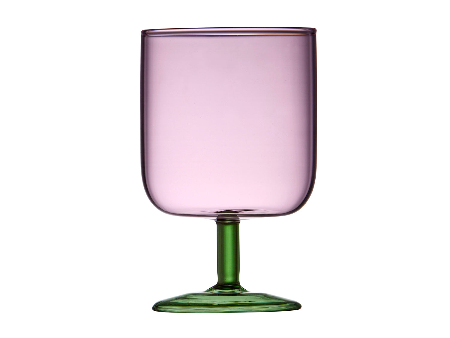 Set de 2 verres à vin TORINO Rose/Vert Lyngby Glas - Mathon - 4