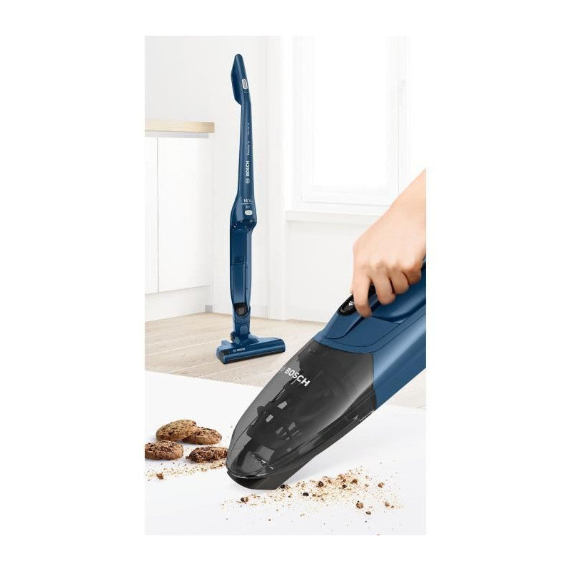 Aspirateur Balai Sans Fil -   Bbhf216 - 16 V Max. - Batterie Lithium - 36 Min - Aspirateur De Table Intégré - Bleu Bosch - Mathon - 2