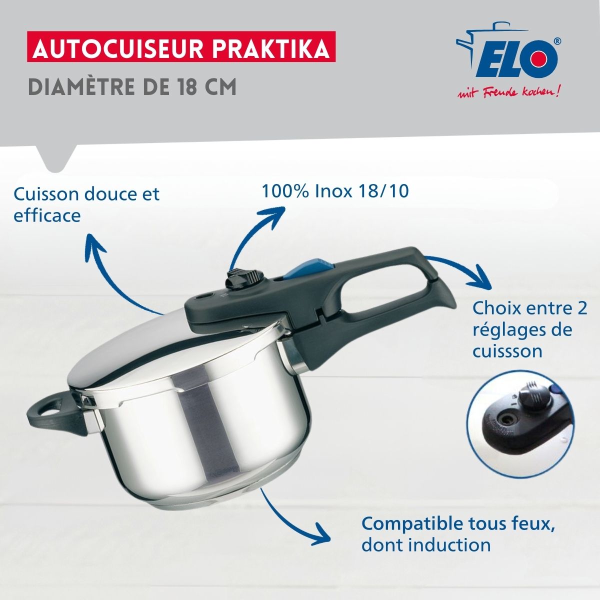 Autocuiseur 18 cm d