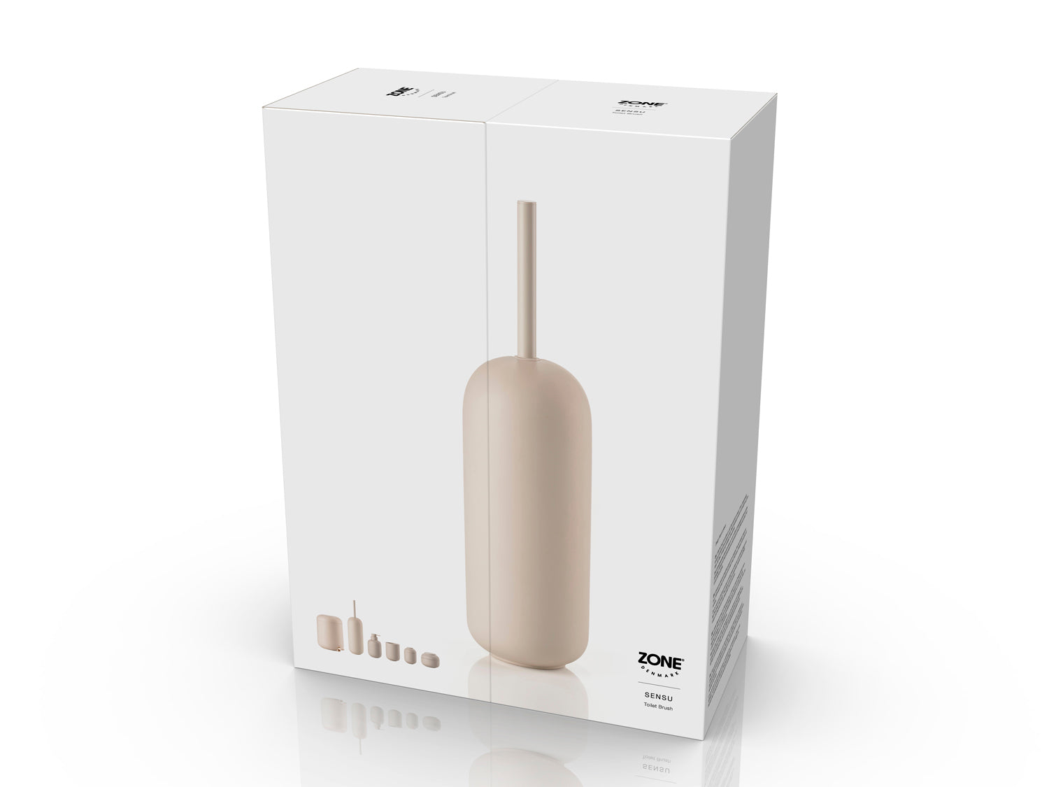Brosse de toilette Sensu en Béton Sable Zone Denmark - Mathon - 5