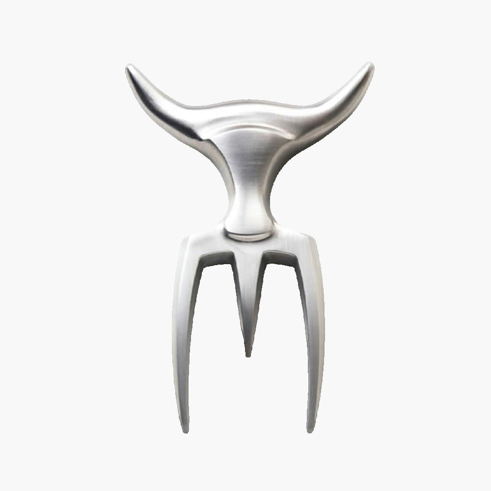 Fourchette à découper Tridens brossé sur socle inox Tridens - Mathon - 2