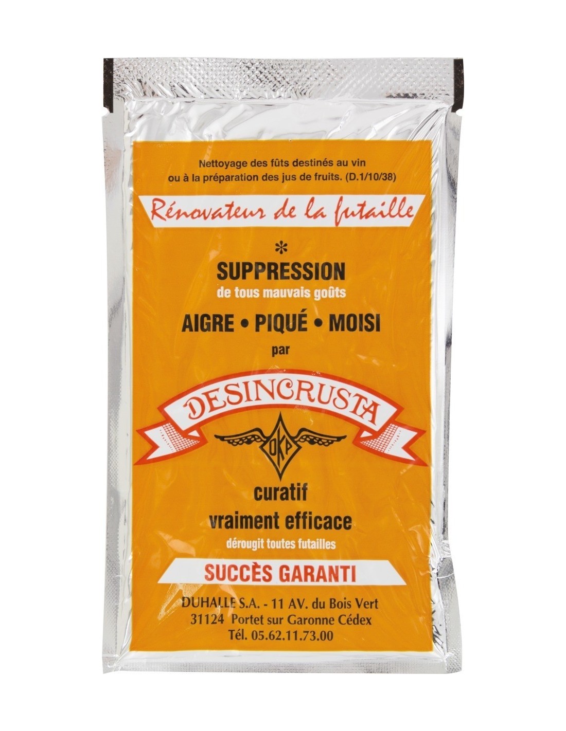 Rince Fût Pour Fût 220 Litres - Dose 80g Duhalle - Mathon