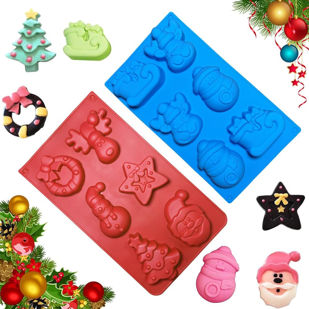 2 Moule à pâtisserie pour Père Noël Vendos85 - Mathon