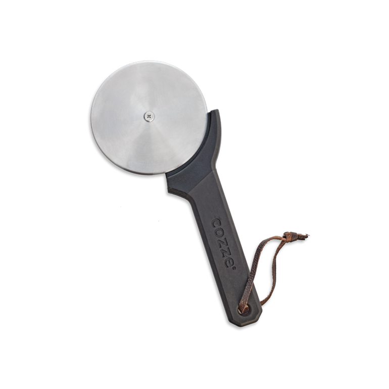 Rouleau à pizza en acier inoxydable. Diamètre 100 mm avec poignée souple Cozze - Mathon - 1