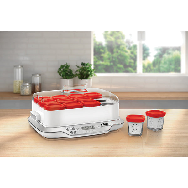 Yaourtière multi délices express 12 pots rouge YG661500 Seb - Mathon - 2