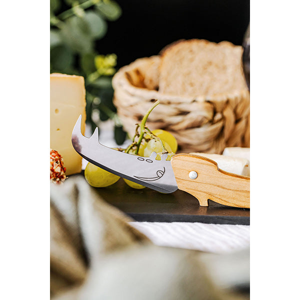 Couteau à fromage Rhino manche en bois d