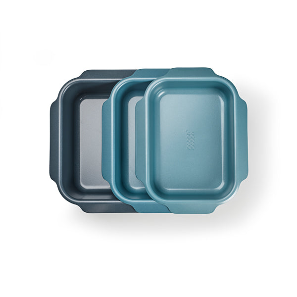 Set de 3 plats à rôtir empilables Nest Joseph Joseph - Mathon - 1