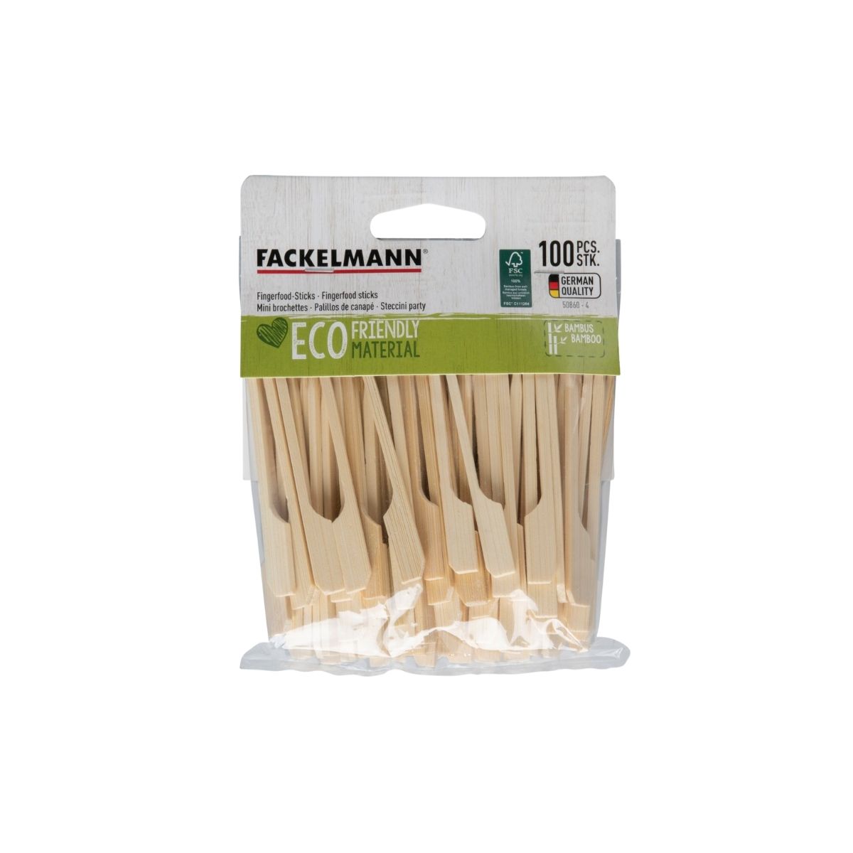 Lot de 100 piques en bois 9 cm  Basic Fackelmann - Mathon - 3
