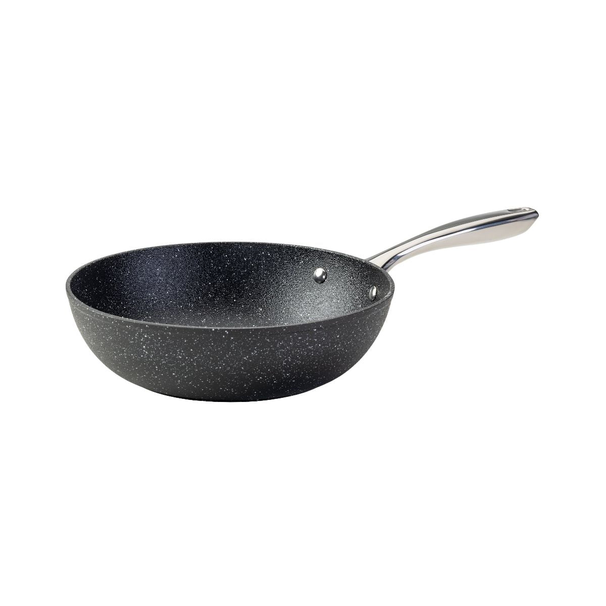 Wok 28 cm fonte aluminium revêtement antiadhésif céramique sans PFAS Fackelmann - Mathon - 1