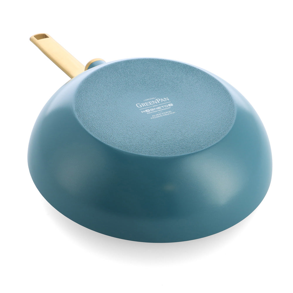 Wok bleu Evolution 28 cm Table passion - Mathon - 2