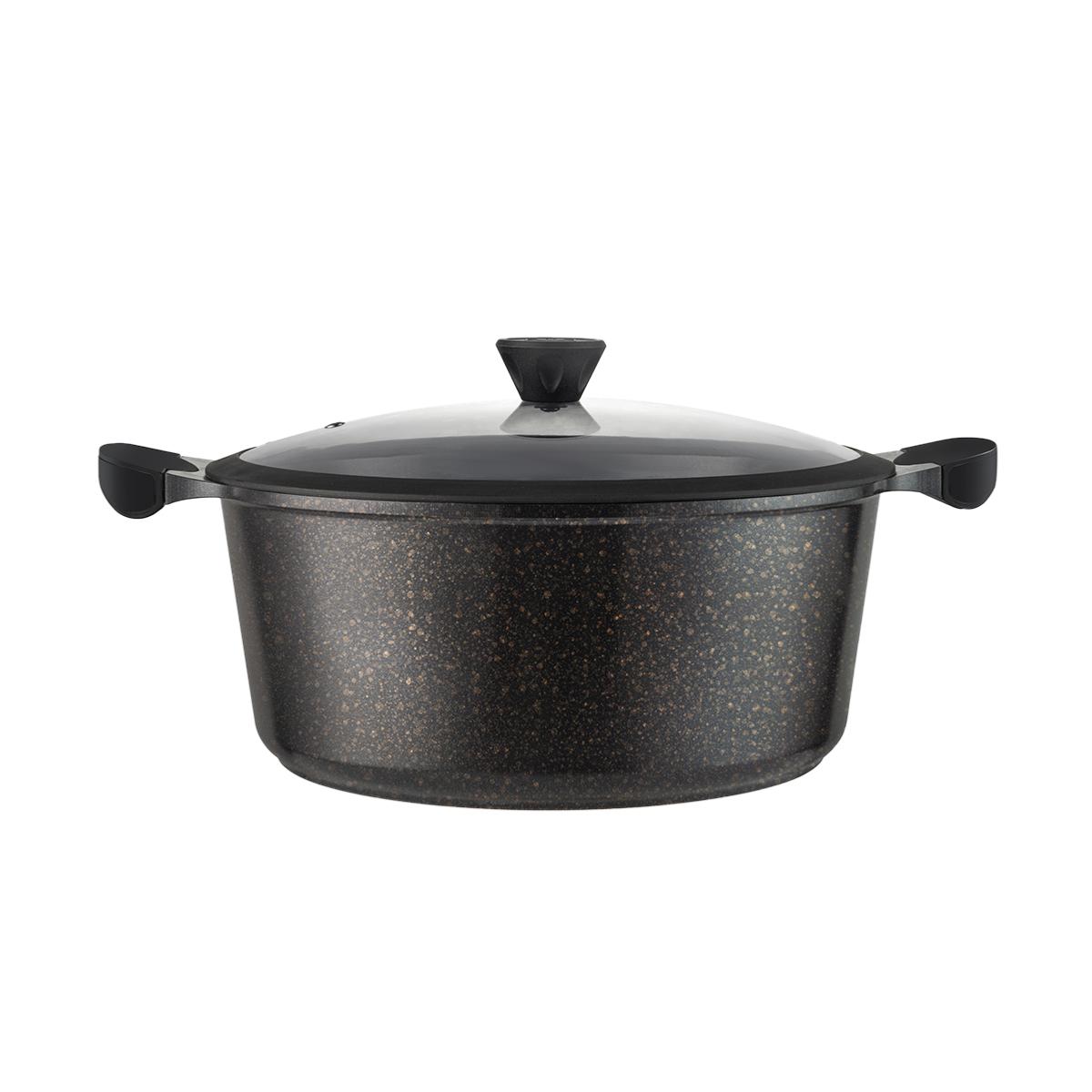 Faitout marron 28cm - "Cappuccino" Laguiole Cuisson - Mathon - 1