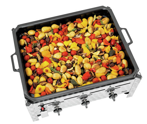 Grill combiné à gaz - 11kW - Bartscher - Mathon - 3