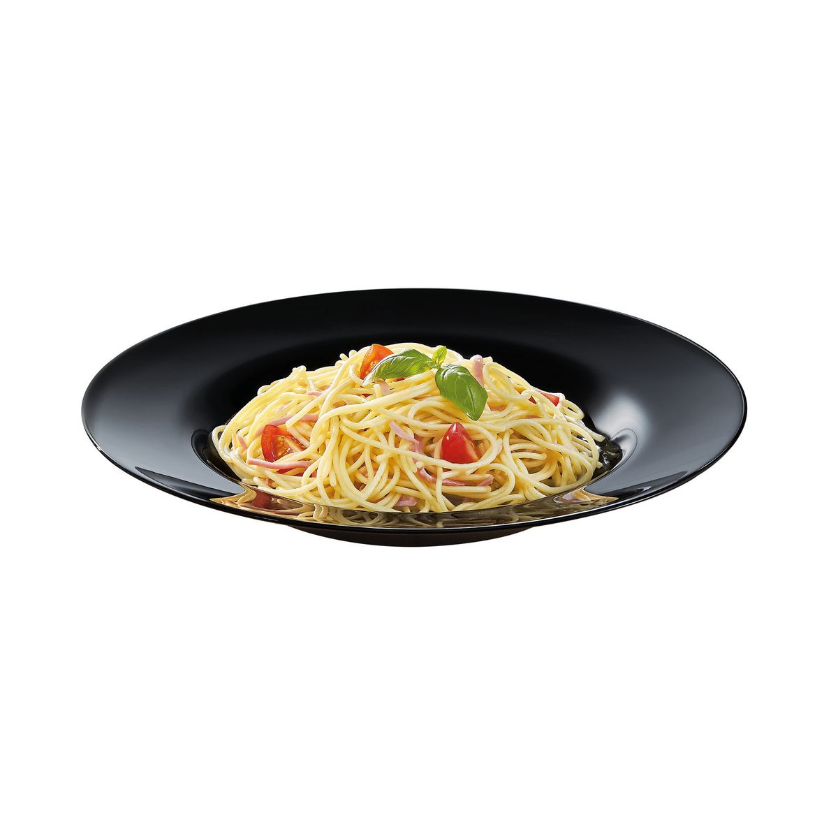 Assiette plate noire 29cm Friend