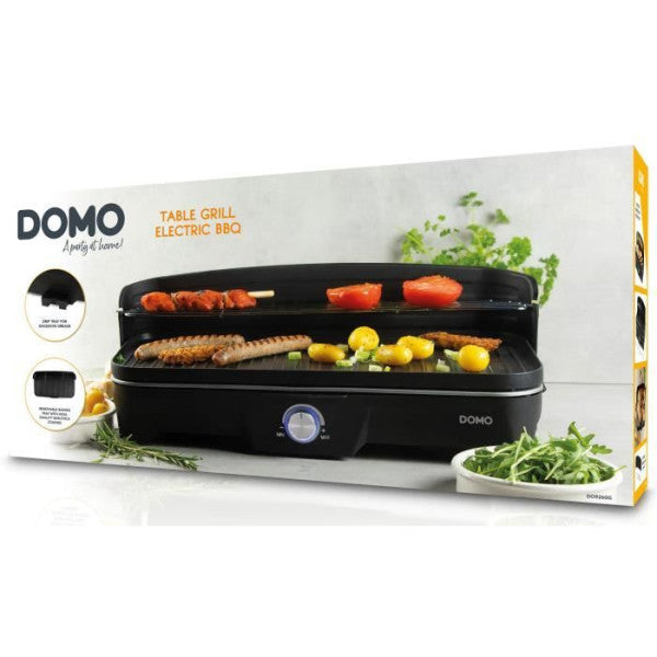 Barbecue Electrique - Grillade Grill De Table - Bbq Electrique - Domo Domo - Mathon - 5