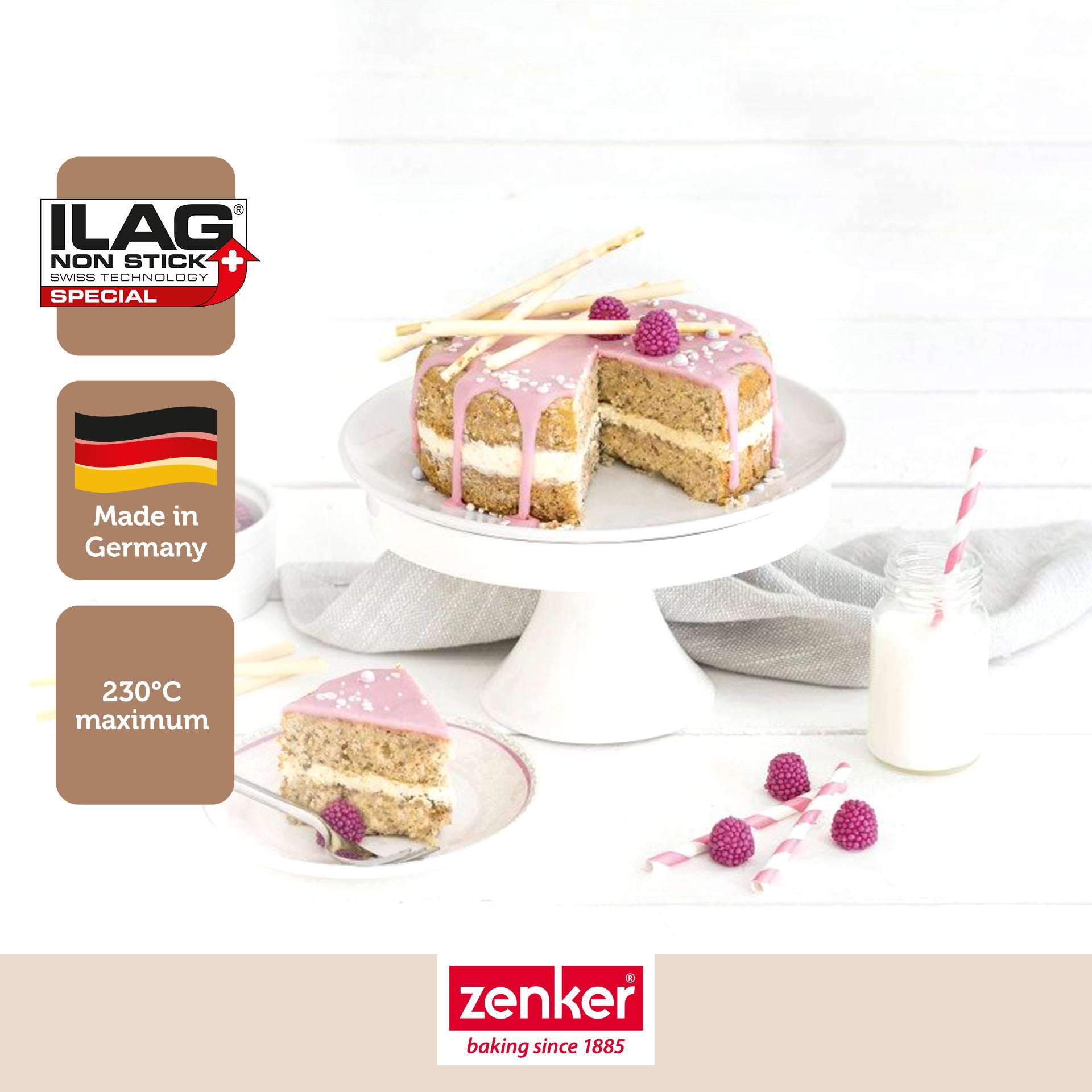 Moule à manqué à charnière 18 cm Zenker Spécial Mini Zenker - Mathon - 2