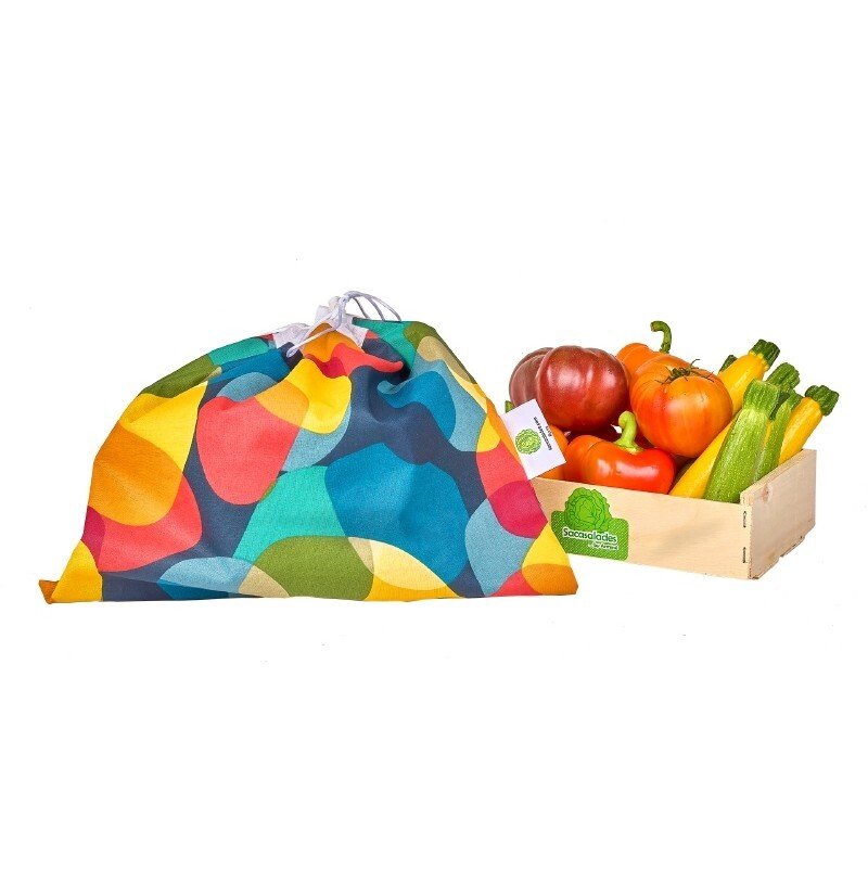 Sac de conservation salade Psychédélique Sacasalades by Arminé - Mathon