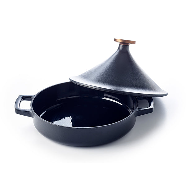 Tajine en fonte émaillée 26 cm Nori 3 L noir Beka - Mathon - 5