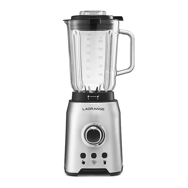 Blender inox avec bol en verre 2L 1200 W Lagrange - Mathon - 1