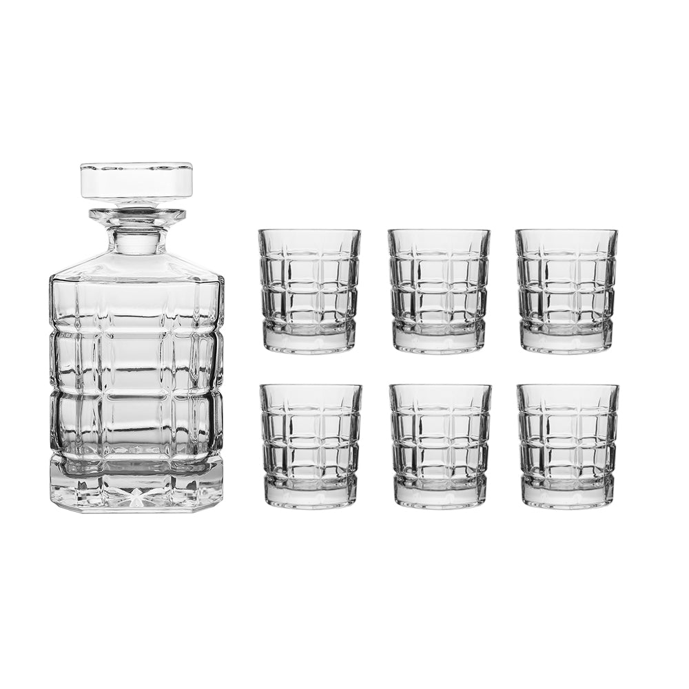 Coffret carafe avec 6 verres Stone Table passion - Mathon - 1