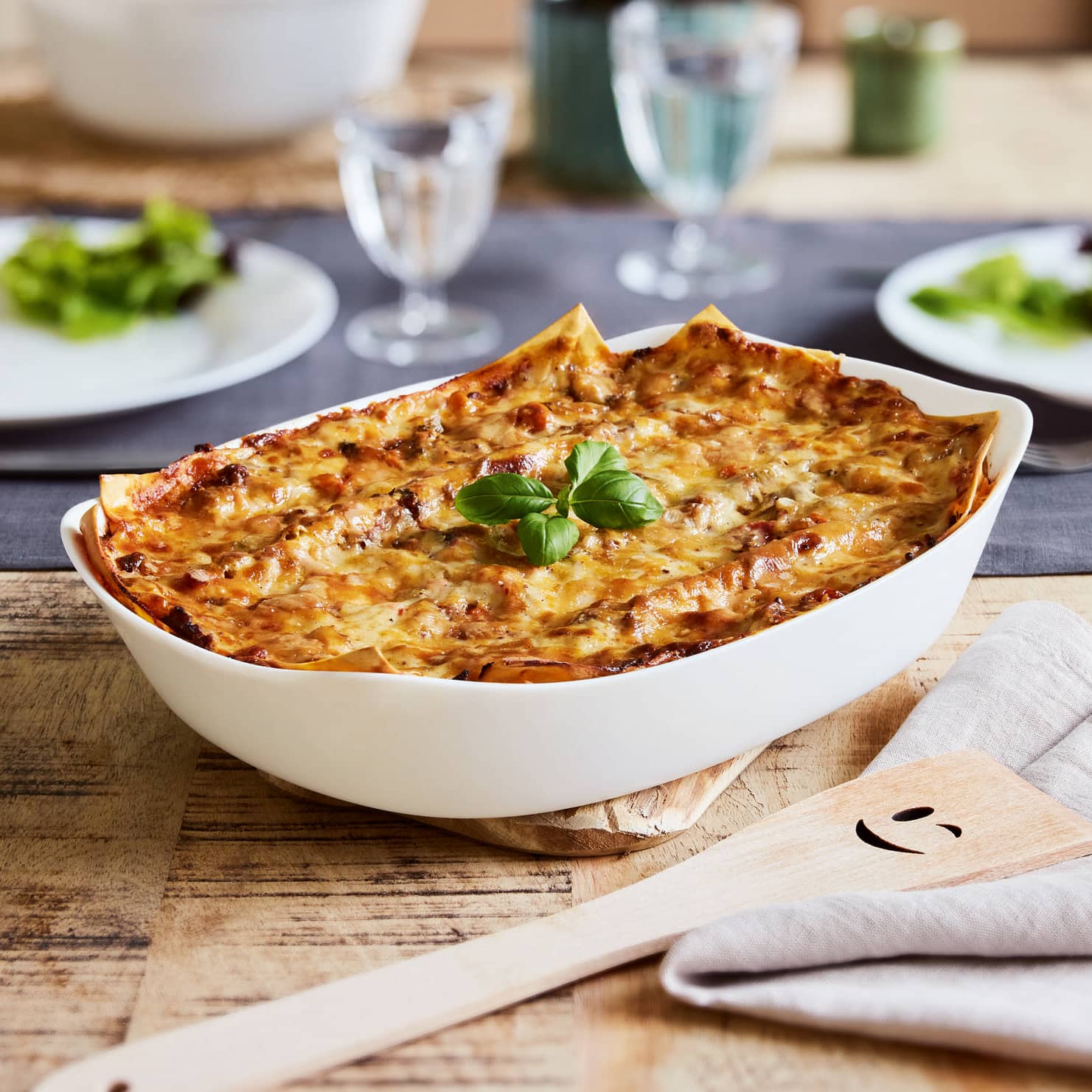 Set de 3 plats rectangulaires 38x28, 34x25 et 30x22 cm Smart Cuisine Carine Luminarc Luminarc - Mathon - 5