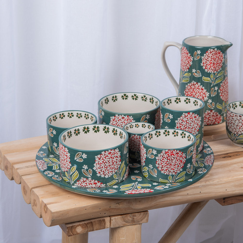 Service apéritif 6 pièces Cottage Table passion - Mathon - 4