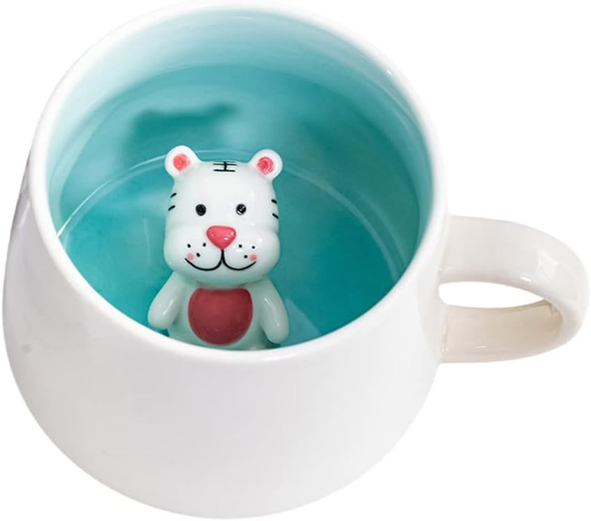 Tasse 350 ml avec animal 3D caché, céramique sûre Vendos85 - Mathon