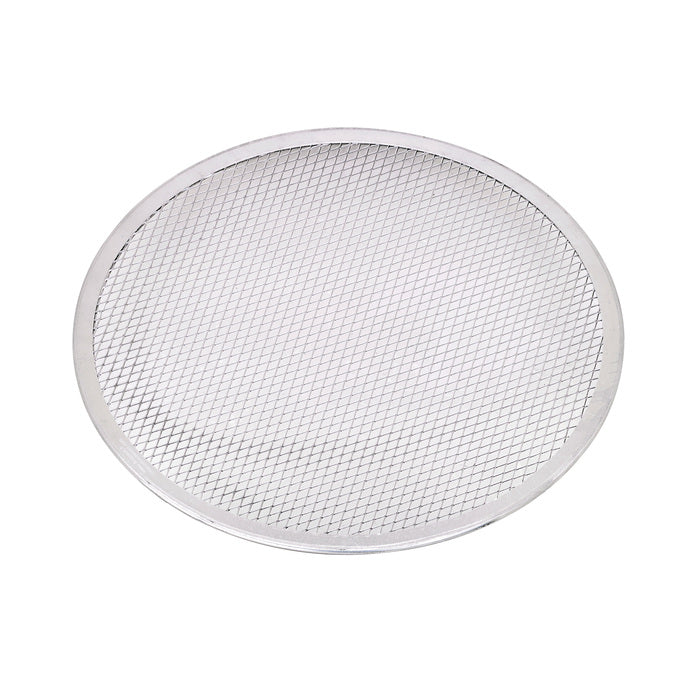 12Pcs - Grille à pizza ronde aluminium à fond ajouré  H4mm FirstPack - Mathon