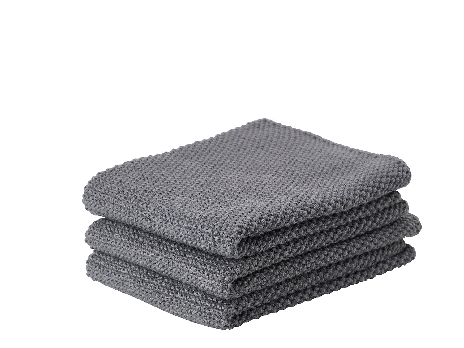 Lot de 3 lavettes en coton Gris Zone Denmark - Mathon