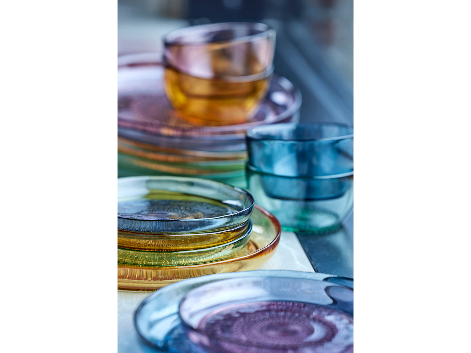 Bol KUSINTHA 12cm verre coloré Ambre Bitz - Mathon - 2